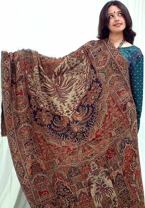 Pure Wool Jamawar Shawl