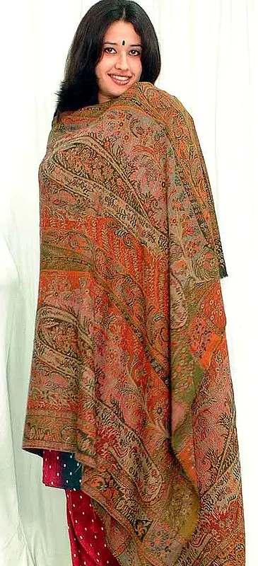 Pure Wool Jamawar Shawl