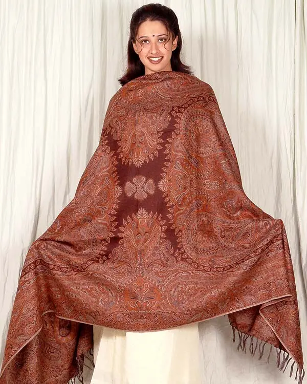 Pure Wool Jamawar Shawl