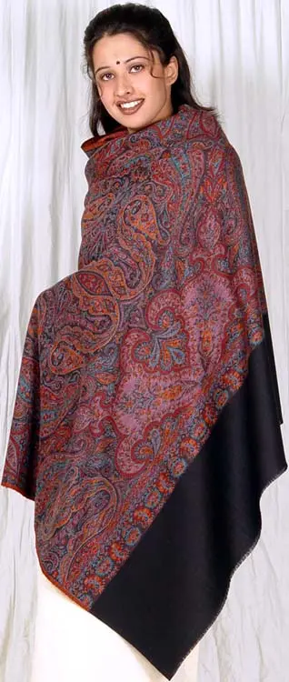 Rainbow Jamawar Shawl