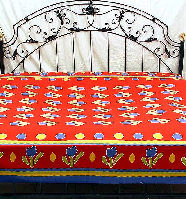 Red Bed Spread! (For the Children of the House)