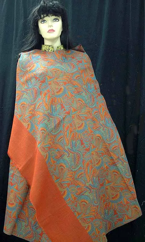 Reversible Jamawar Shawl