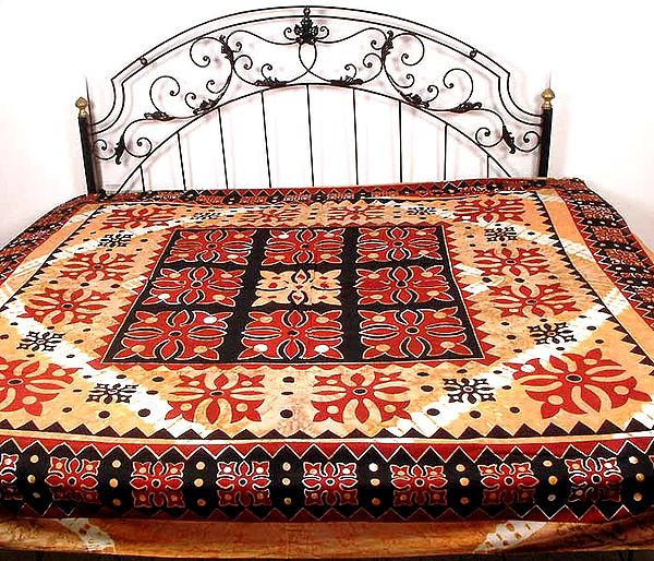 Sanganer Printed Bedspread