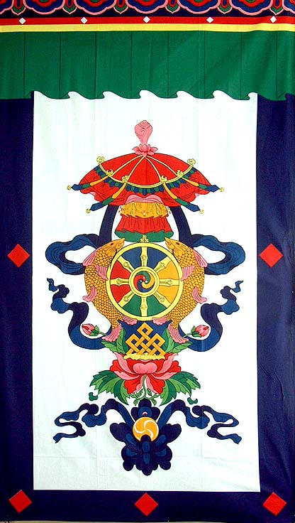 The Eight Symbols of Good Fortune (Tib. bkra-shis
rtags-brgyad, Skt. ashtamangala)