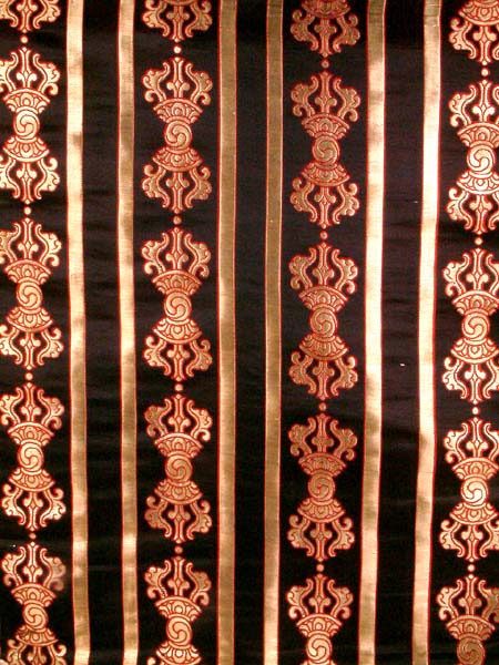 Black Vajra Altar Cloth