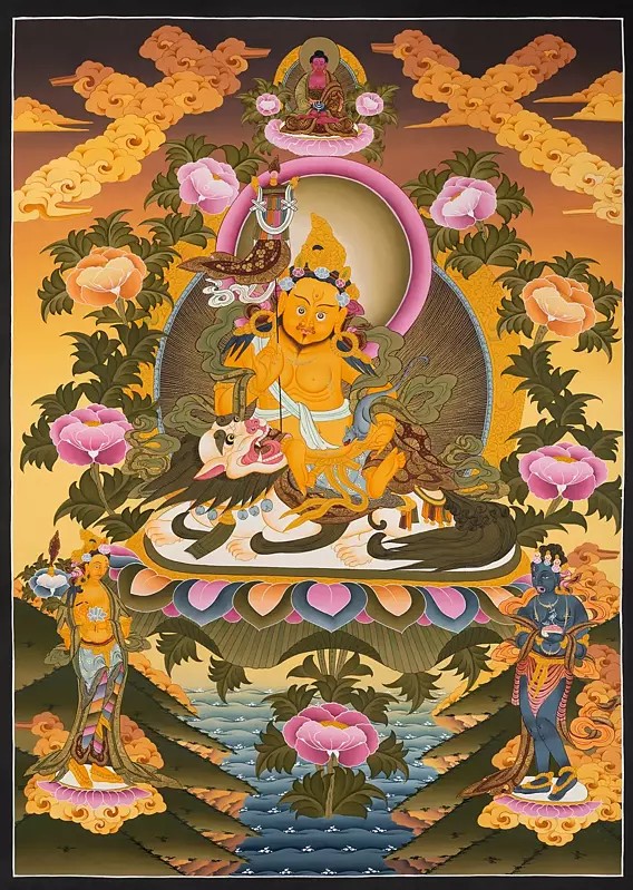 Namtose Buddha Thangka (Brocadeless Thangka)