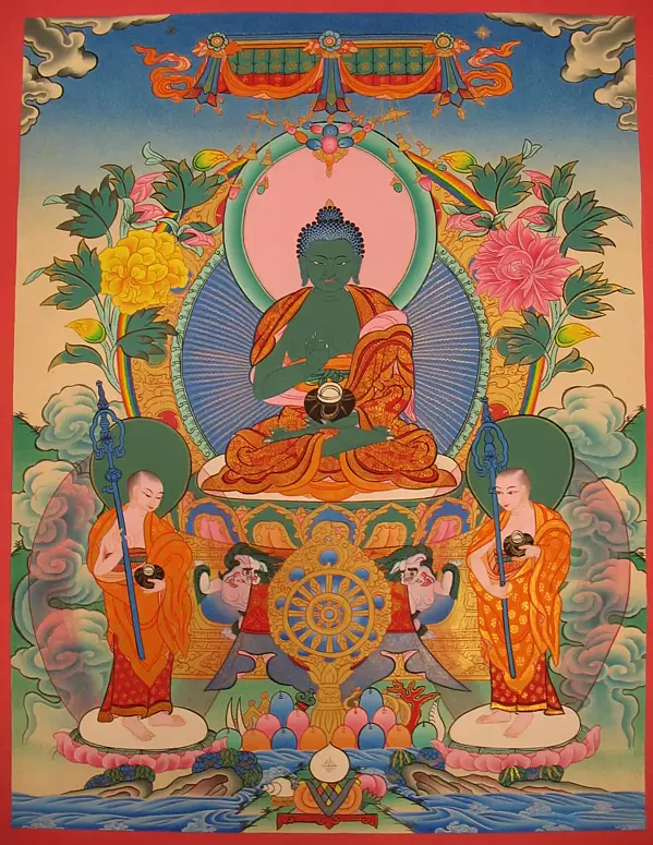 Amogsiddhi Thangka (Brocadeless Thangka)
