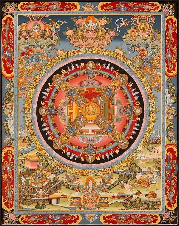 White Tara (Brocadeless Thangka)