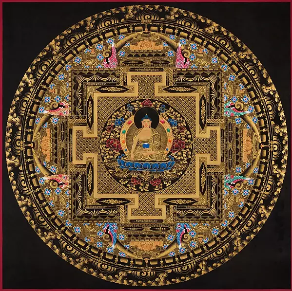 Shakyamuni Mandala (Brocadeless Thangka)