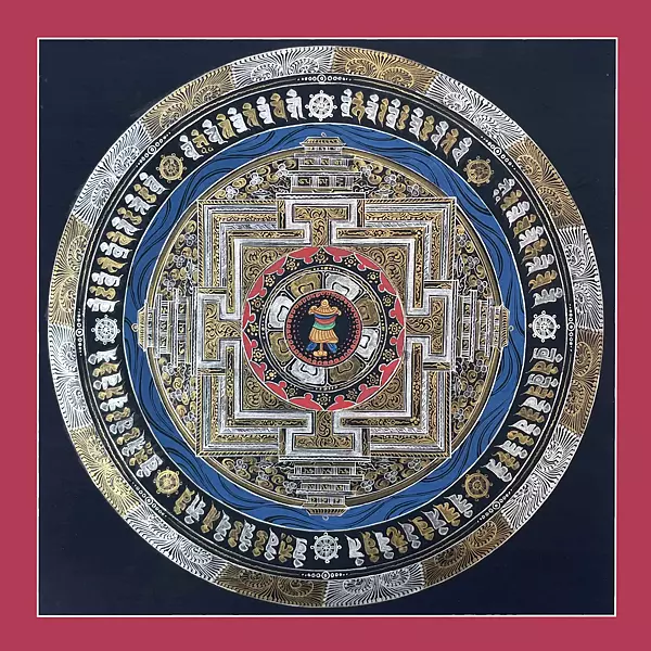 The Parasol Mandala (Brocadeless Thangka)
