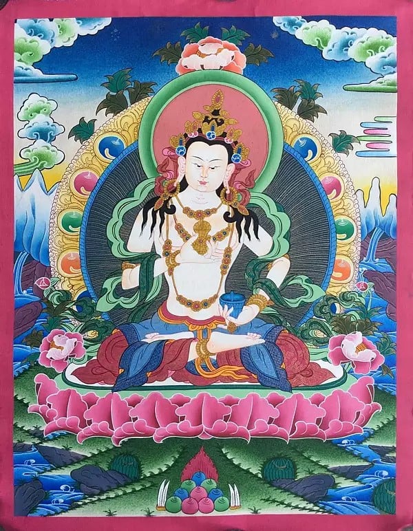 Dorje Sempa Thangka (Brocadeless Thangka)