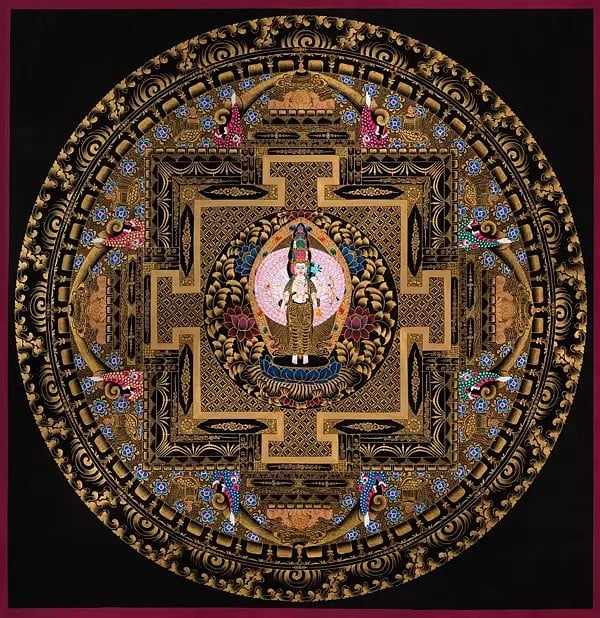 Lokeshvara Mandala (Brocadeless Thangka)