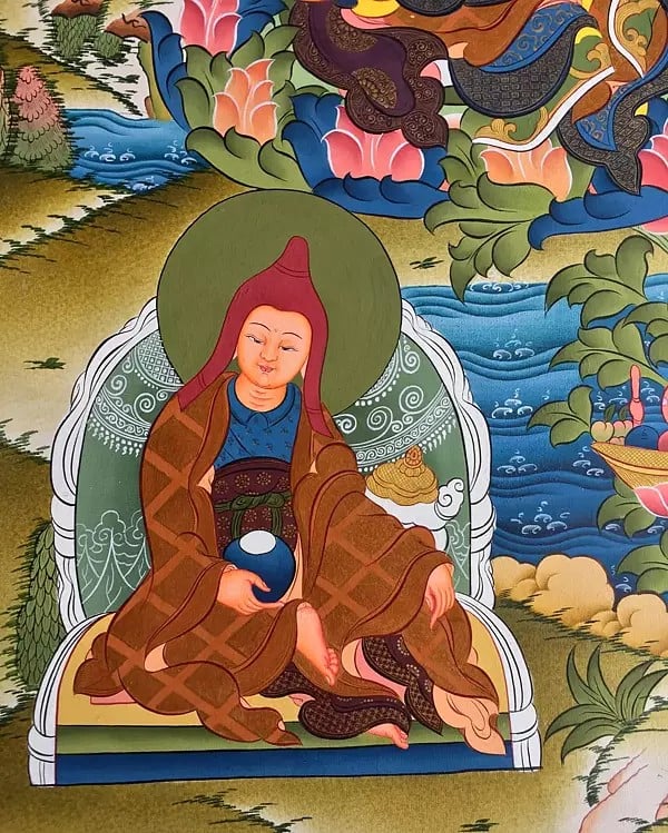 Guru Rinpoche Thangka/Guru Padmasambhava (Brocadeless Thangka) | Exotic ...