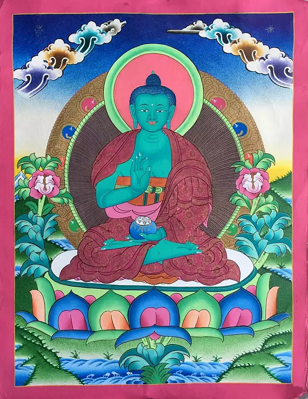Amogsiddhi Thangka (Brocadeless Thangka)