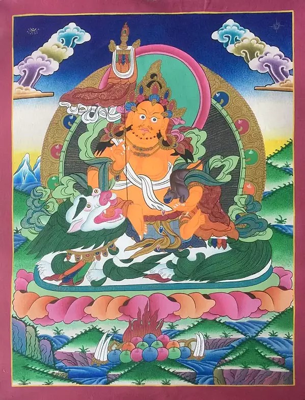 Namtose Buddha Thangka (Brocadeless Thangka)