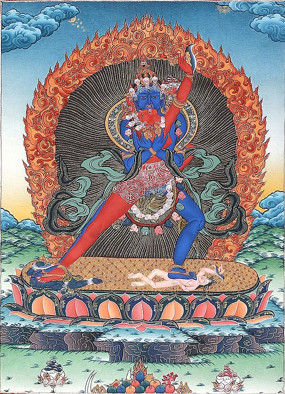 Tibetan Buddhist Paramsukha-Chakrasamvara - Blissful Harmony