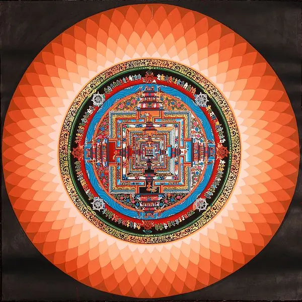 Tibetan Buddhist Kalachakra Mandala