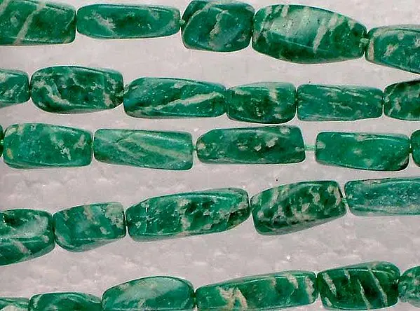 Amazonite Twisted Tubes