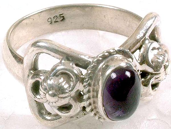 Amethyst Butterfly Ring