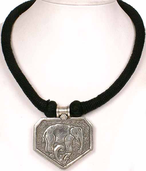Antiquated Elephant Necklace