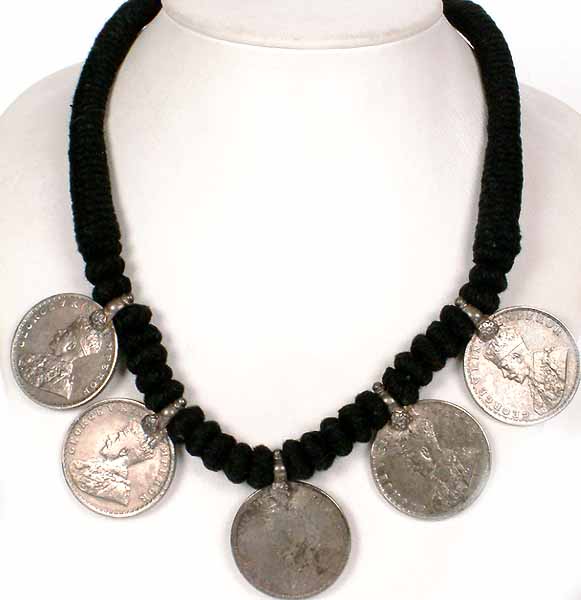 Antiquated King George V Coins Necklace