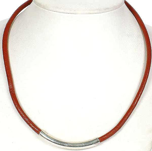 Brown Leather Cord to Hang your Pendant (with Spring Lock)