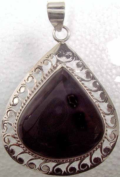 Expanded Tear Drop of Black Onyx