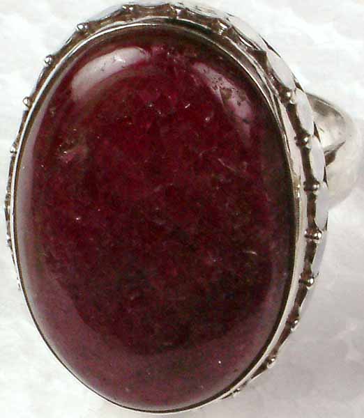 Oval Ruby Ring