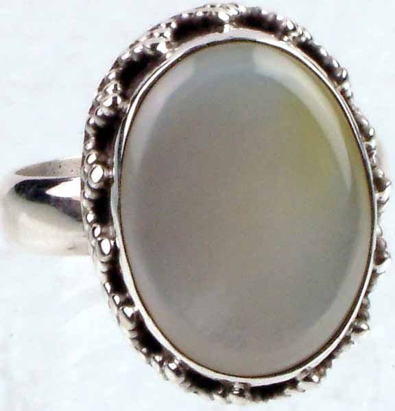 Oval Shell Ring