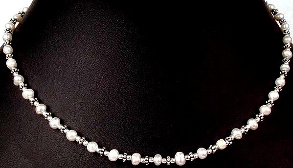 Pearl Necklace to Hang Your Pendants On (With Lobtser Lock)