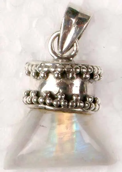 Rainbow Moonstone Triangle