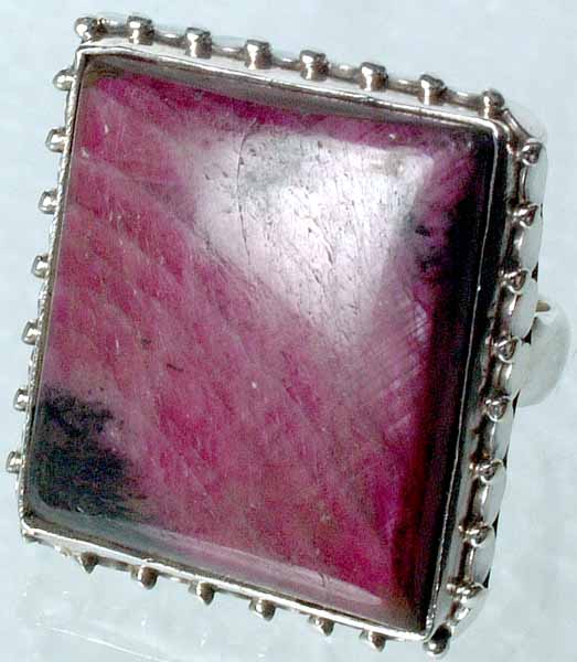 Rectangular Ruby Ring