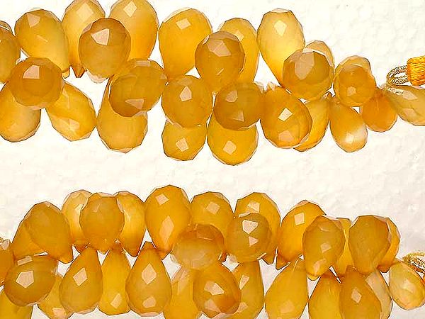 Yellow Chalcedony Drops