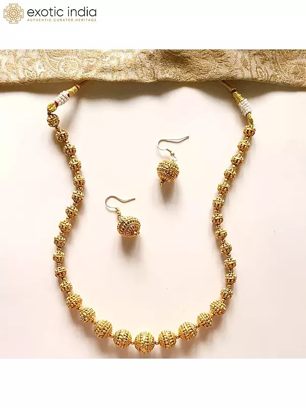 Brass Rudraaks Design Jewelry with Earrings