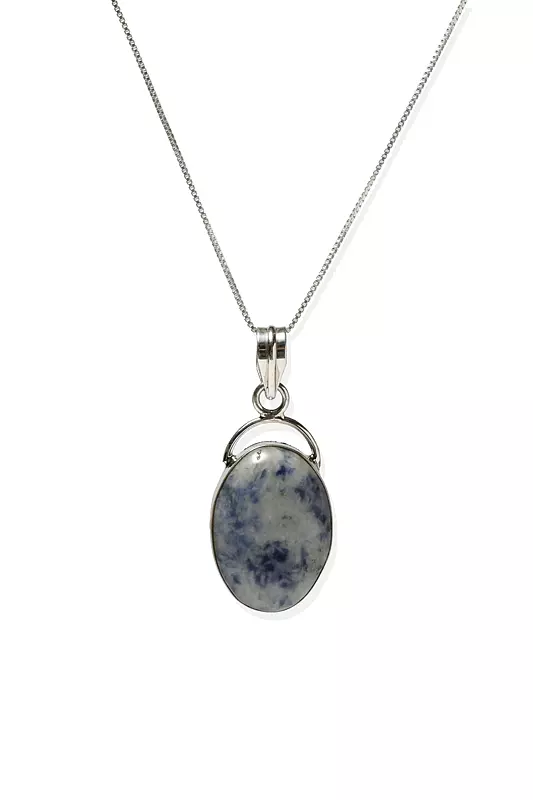Oval Sodalite Gemstone Pendant