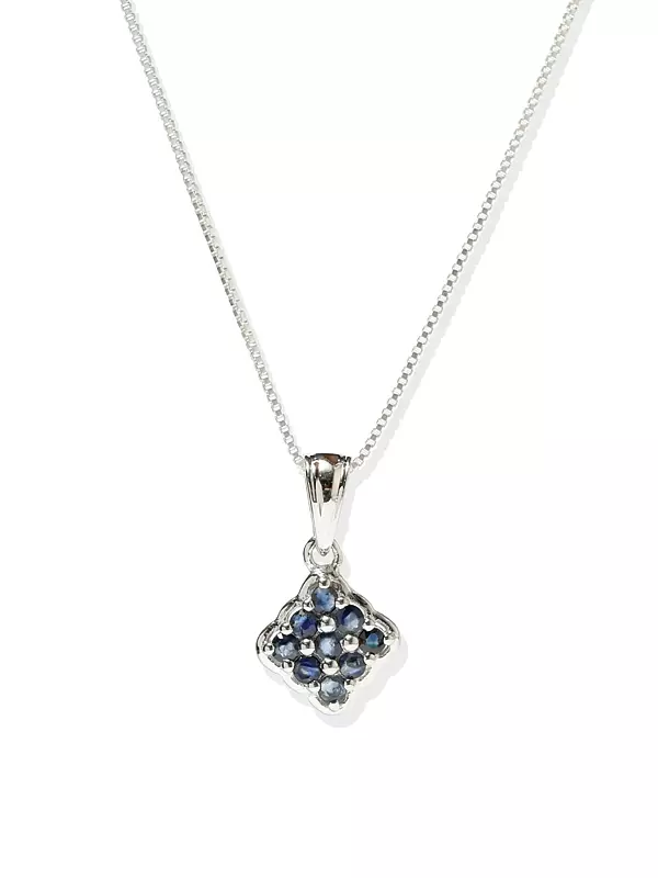 Small Faceted Gemstone Pendant
