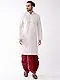 White And Maroon