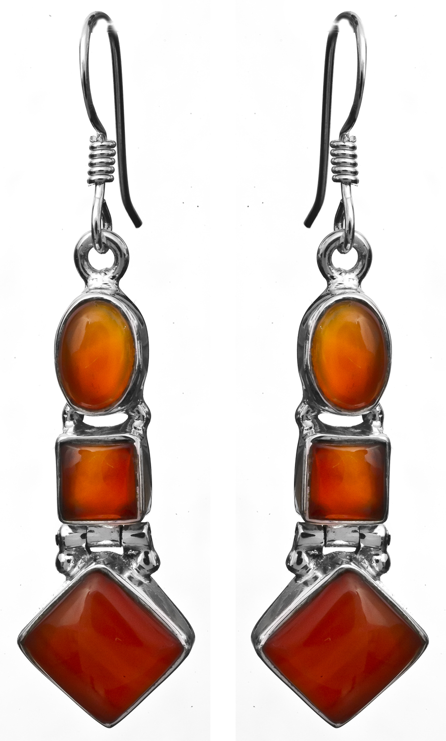 Carnelian Earrings 0255