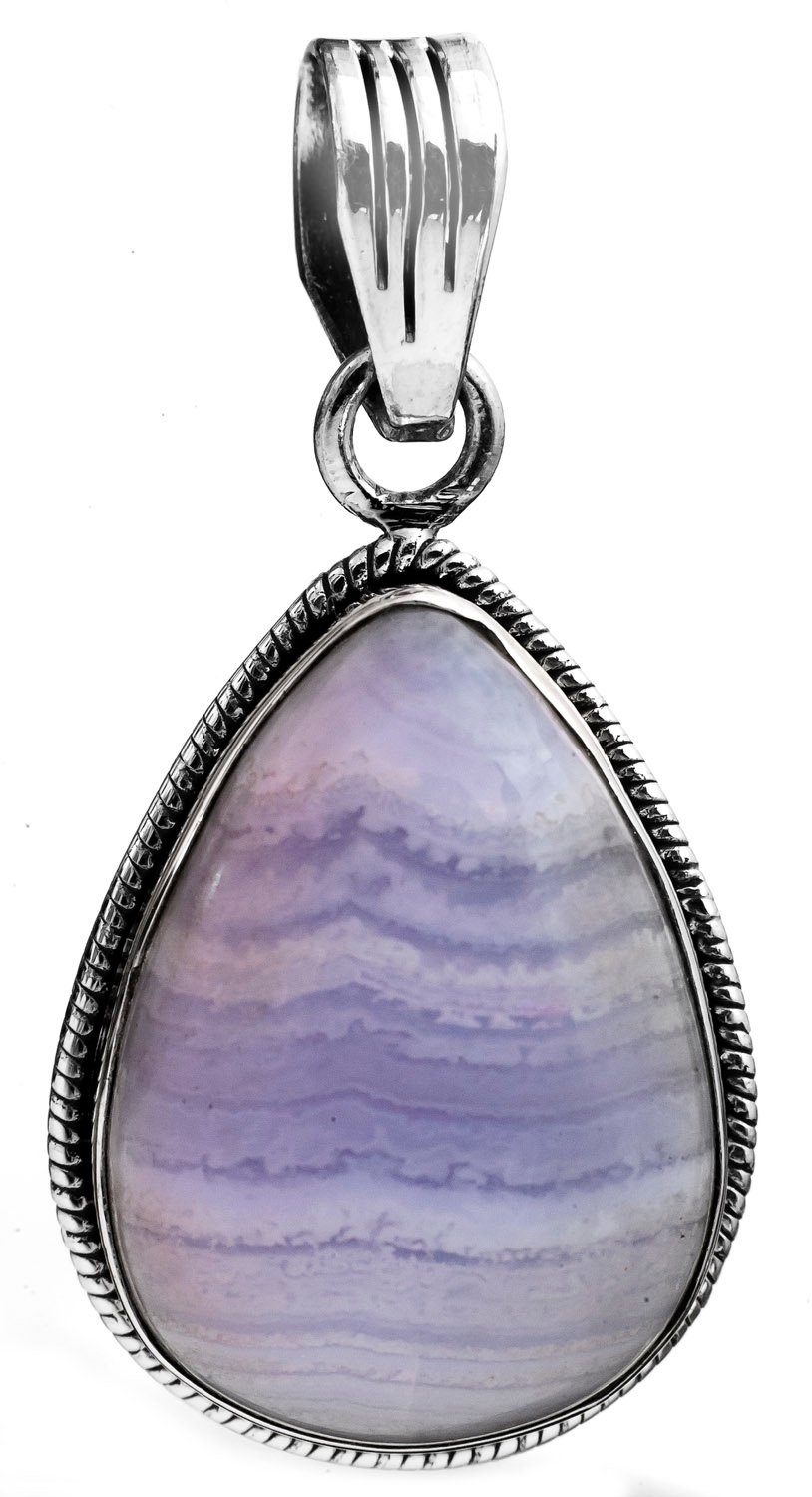 Blue Lace Agate Pendant