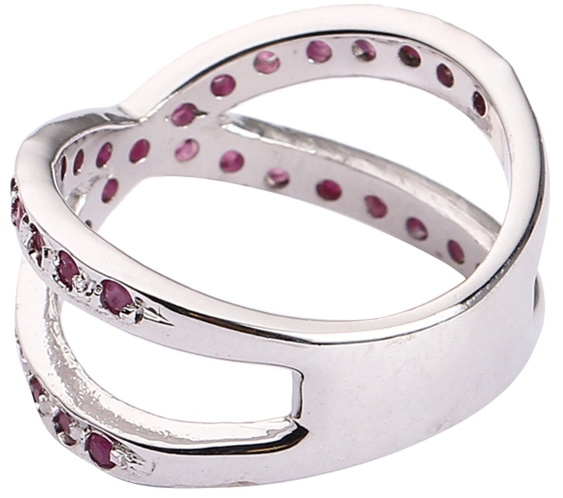 Sterling Silver Gems Ring