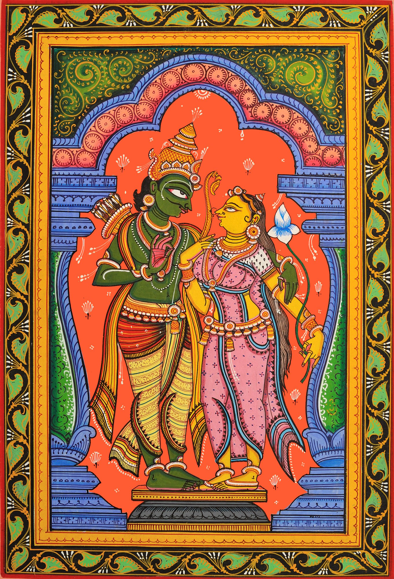 Lord Rama with Sita