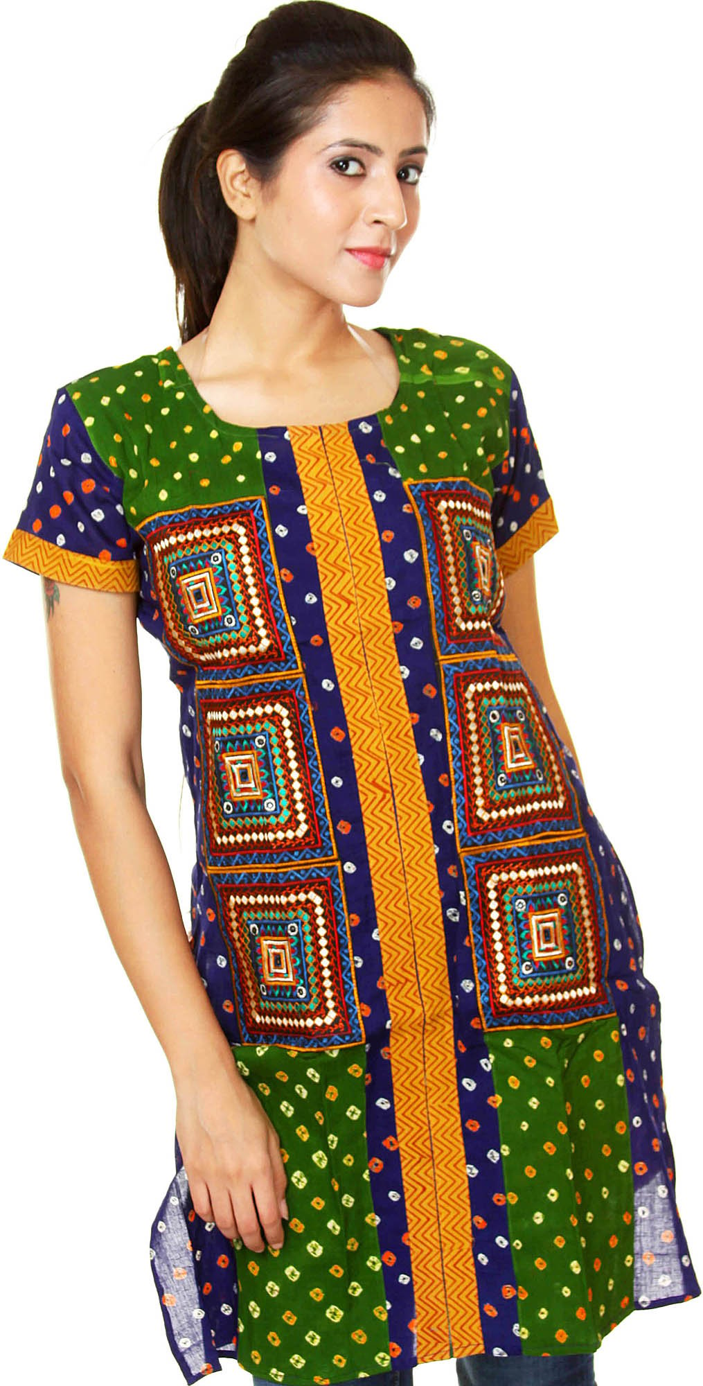 Gujarati shop print kurtis