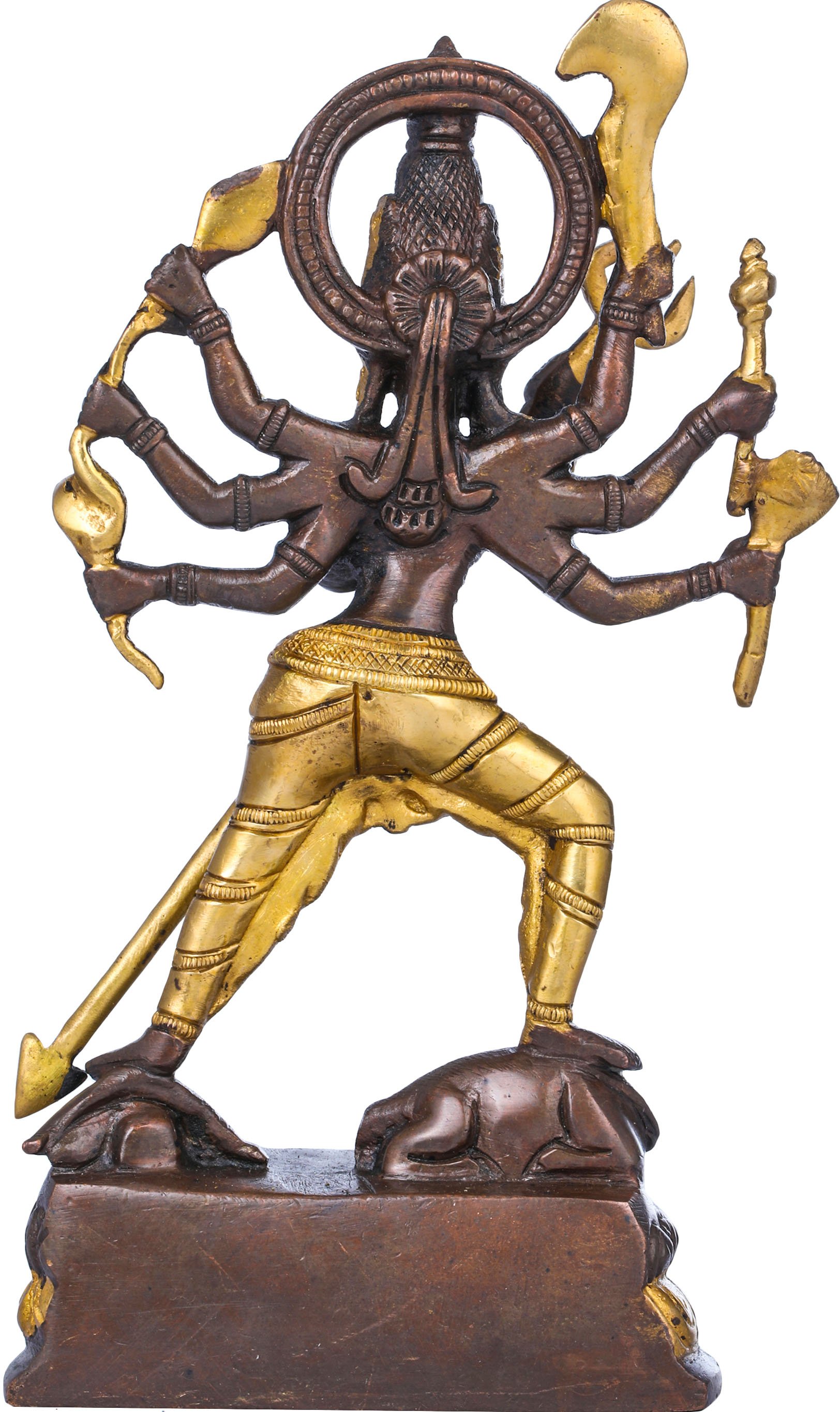 Astabhujadhari Durga, In Her Relentless Pursuit Of Adharma