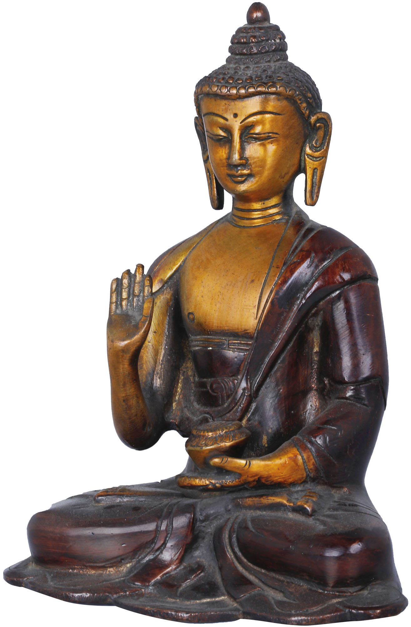 Lord Buddha In Abhaya Mudra