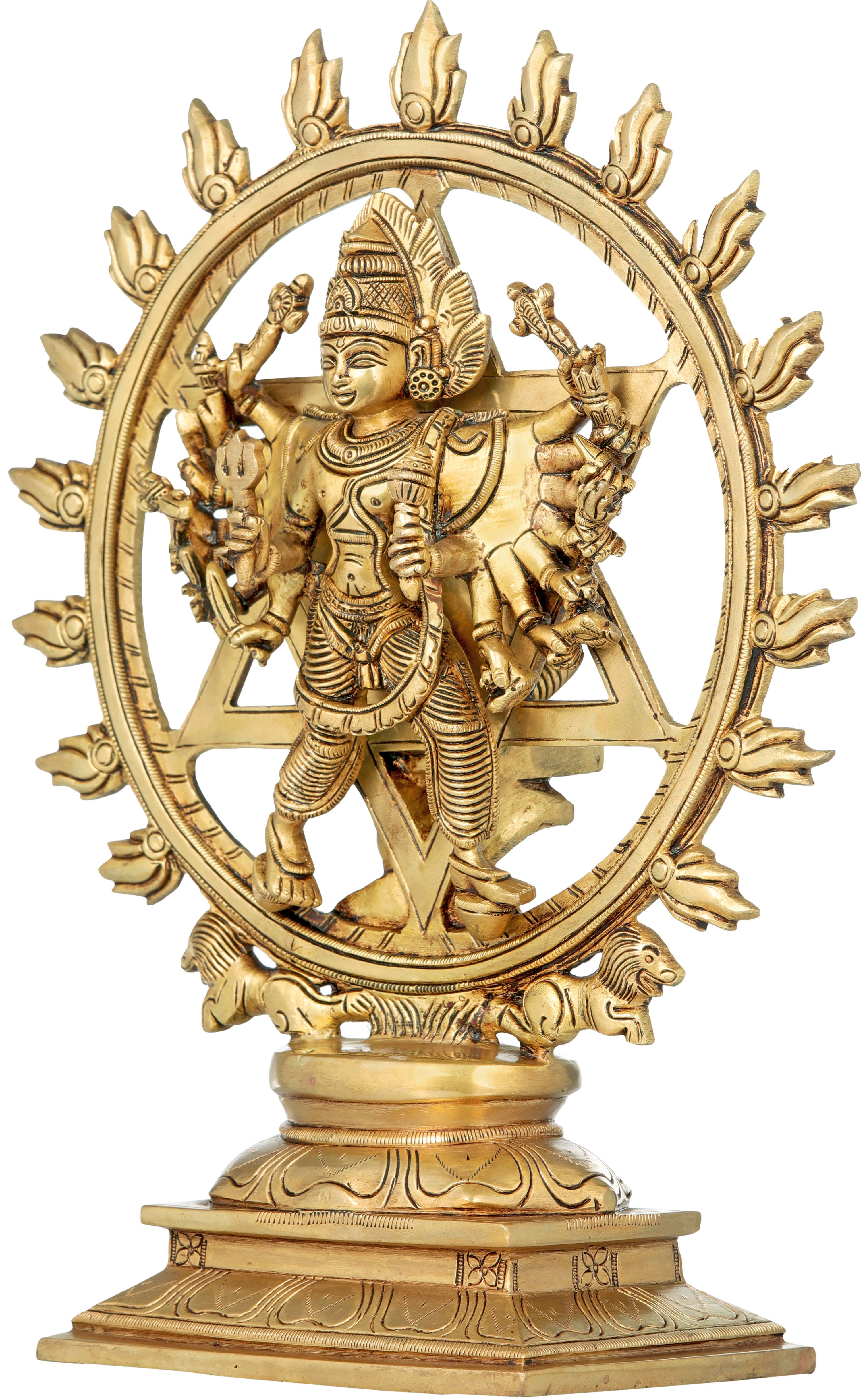 vishnu-as-lord-sudarshana-and-narasimha-on-reverse