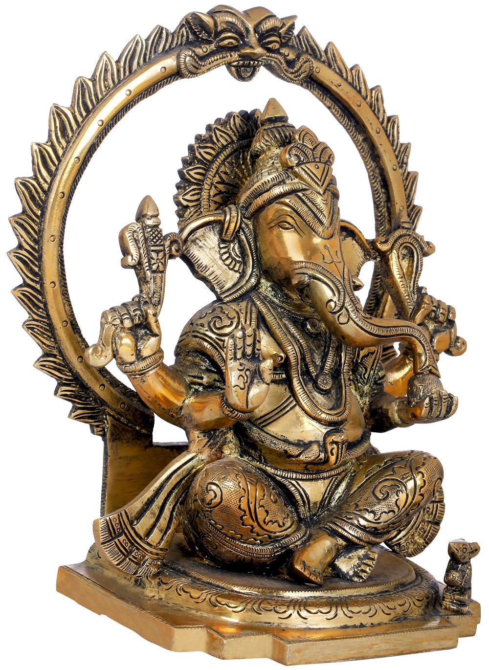 Chaturbhuja Seated Ganesha