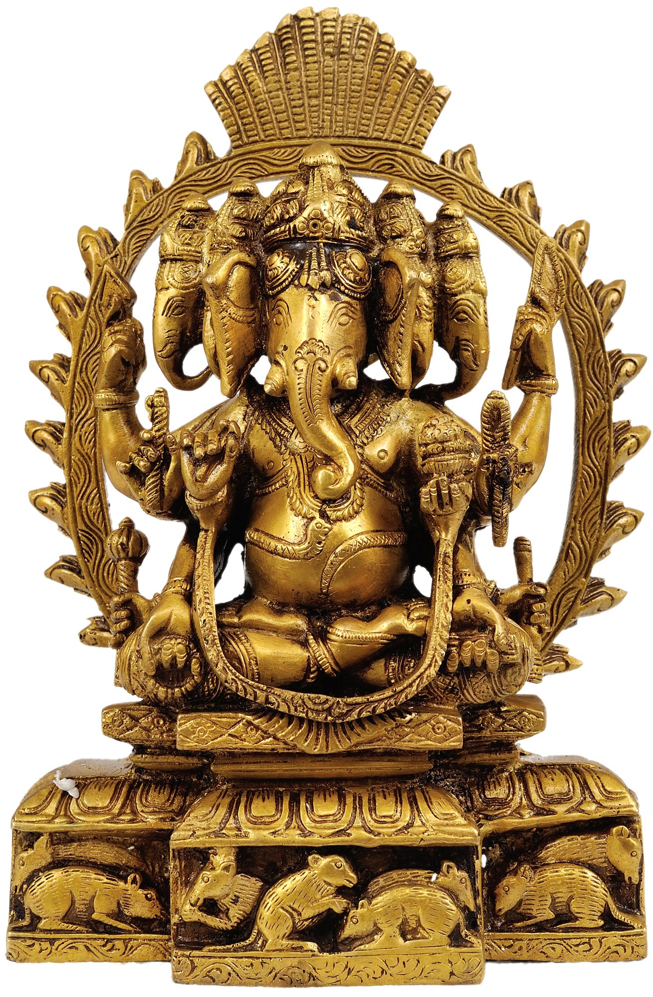 Eight Armed Five Headed Ganesha 1929