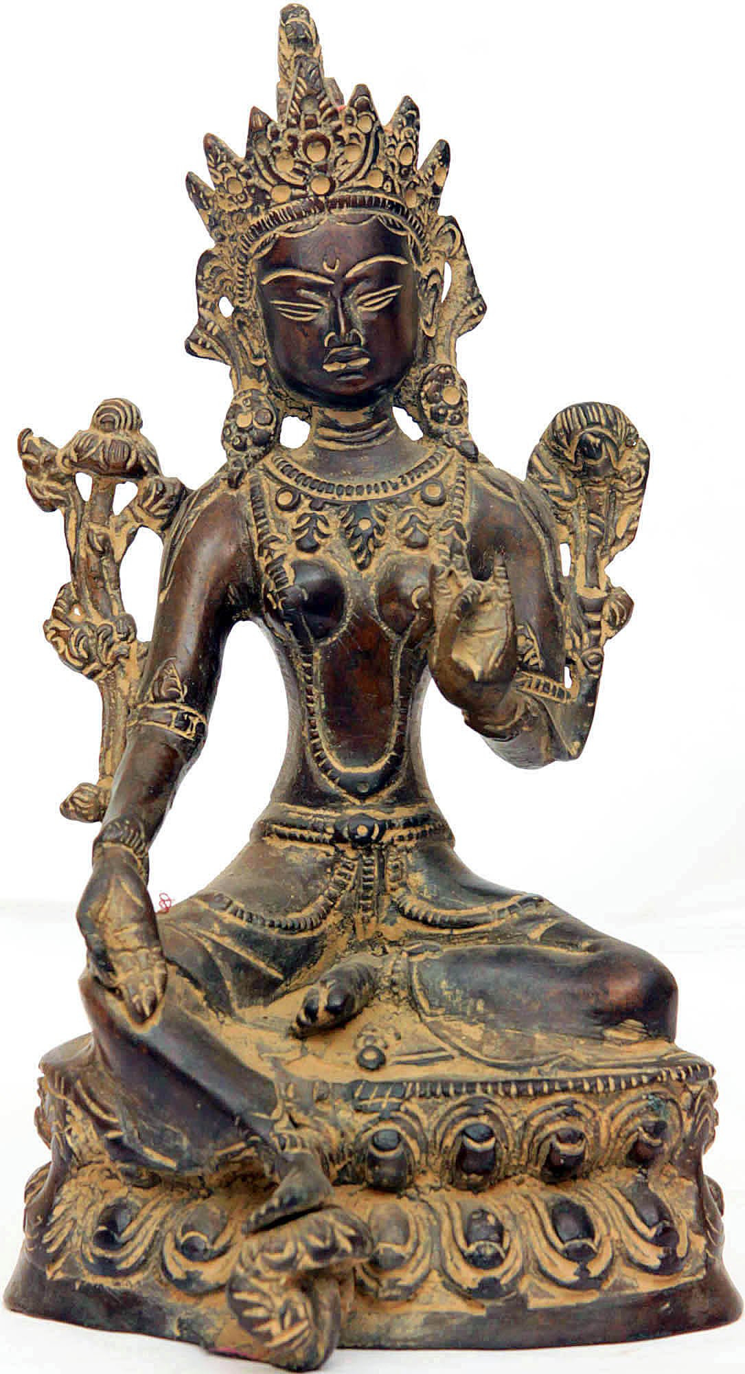 Tibetan Buddhist Saviour Goddess Green Tara