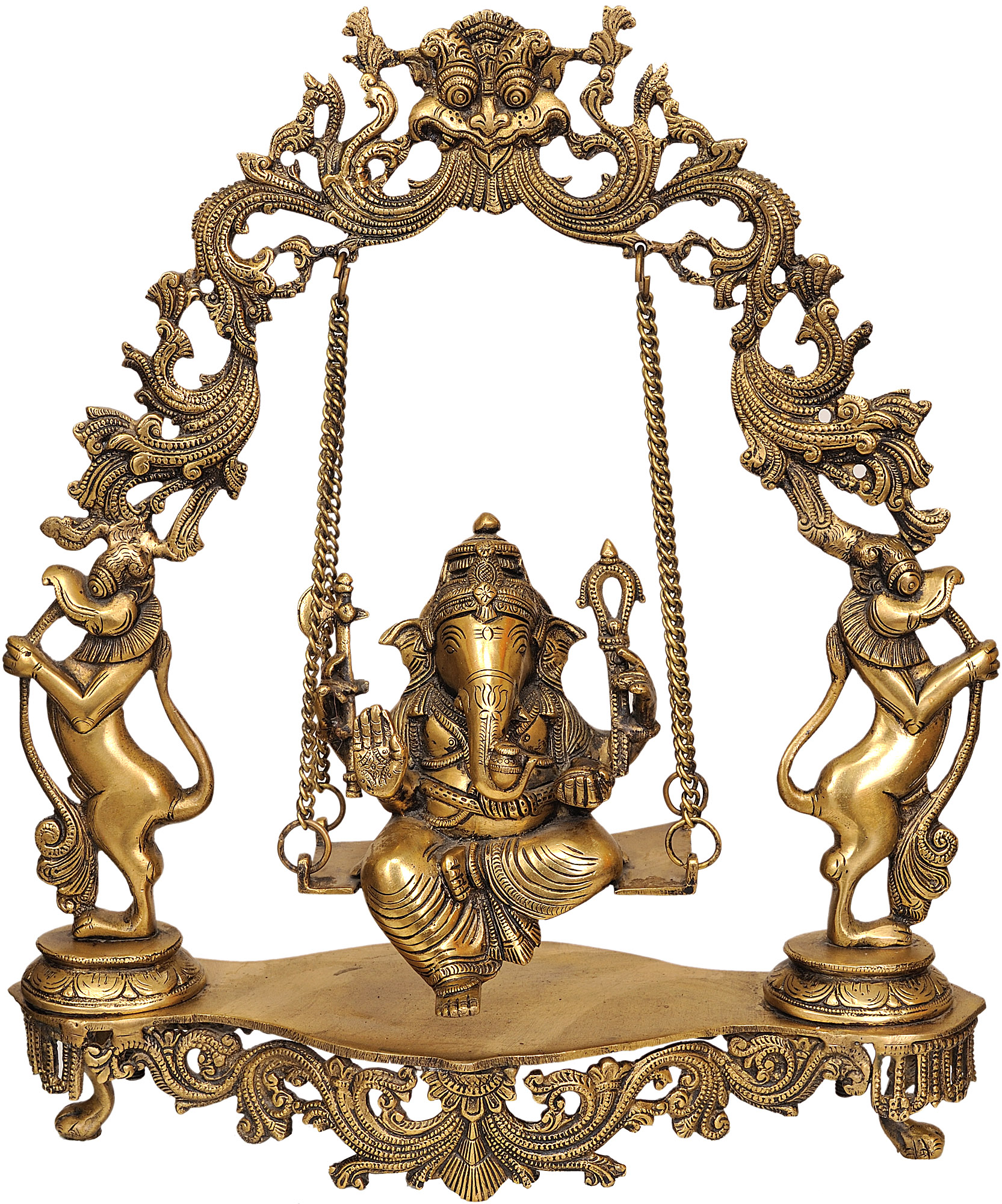 Lord Ganesha on A Swing