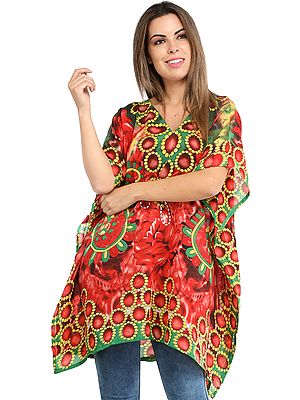 female kaftan with trouser